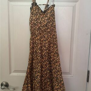 Yellow Floral Sundress